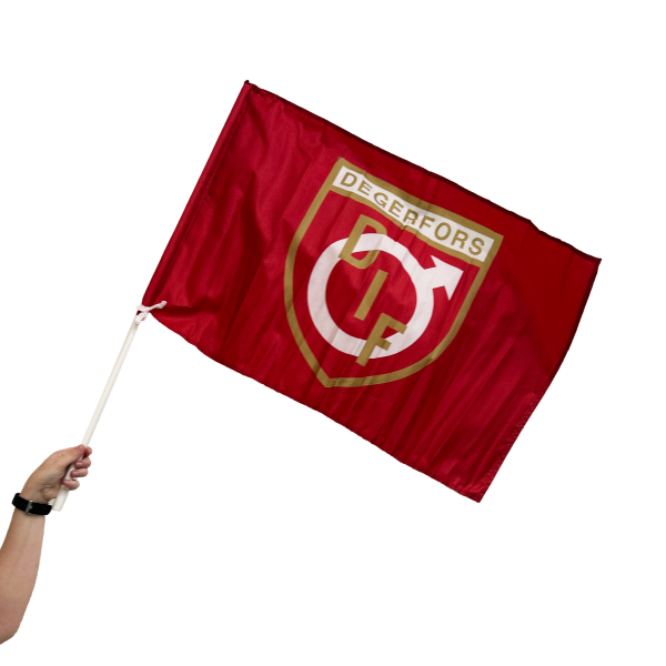 Flagga 90x60 inkl 100cm pinne